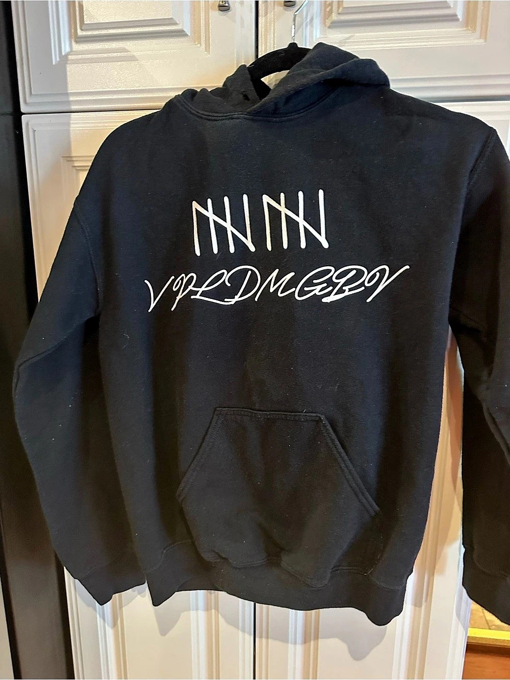 Team 10 Black Graphic Hoodie – Size Small